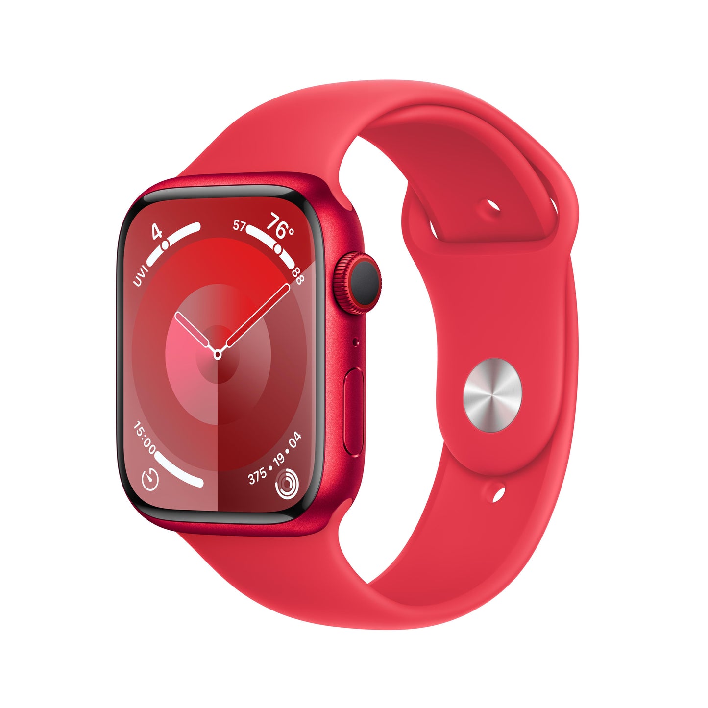 Apple Watch Series 9 GPS + Cellular 45mm (PRODUCT)RED Aluminum Case with (PRODUCT)RED Sport Band - M/L