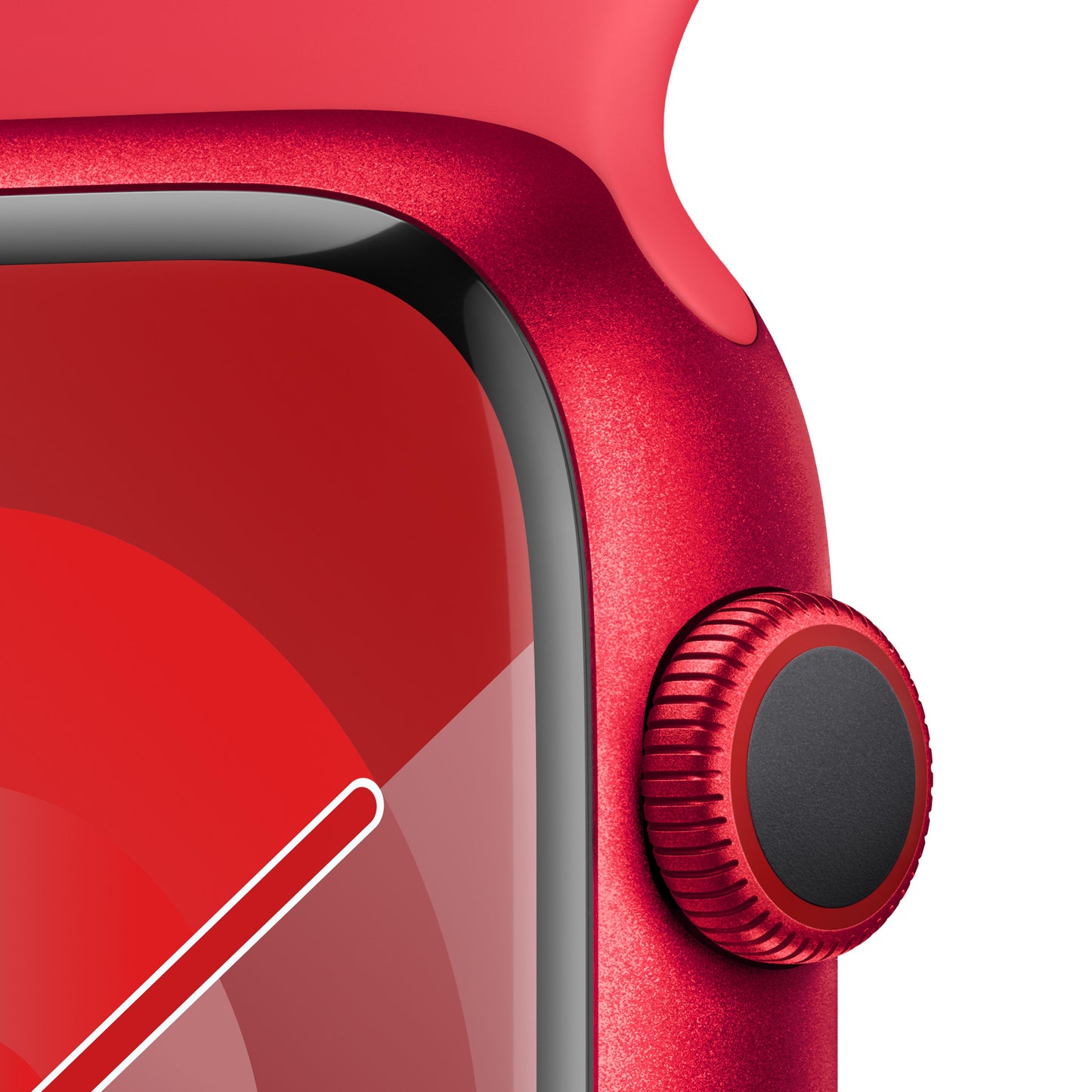 Apple Watch Series 9 GPS + Cellular 45mm (PRODUCT)RED Aluminum Case with (PRODUCT)RED Sport Band - M/L