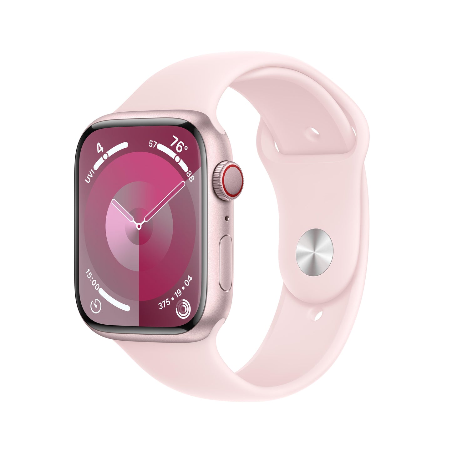 Apple Watch Series GPS Cellular 45mm Pink Aluminum Case with