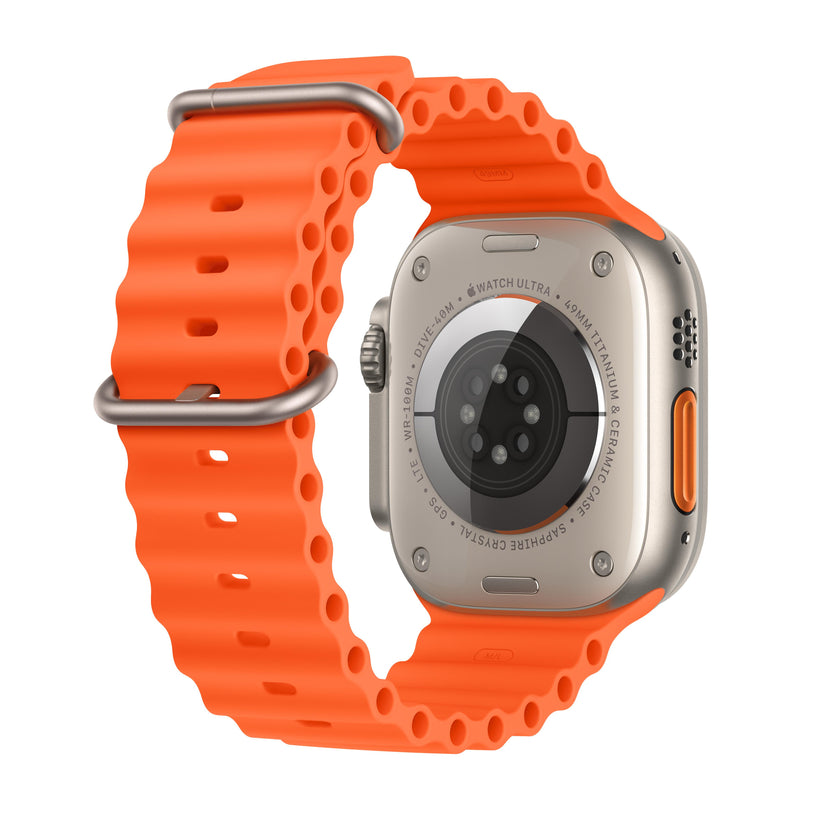Apple Watch Ultra GPS Cellular 49mm Titanium Case with Orange