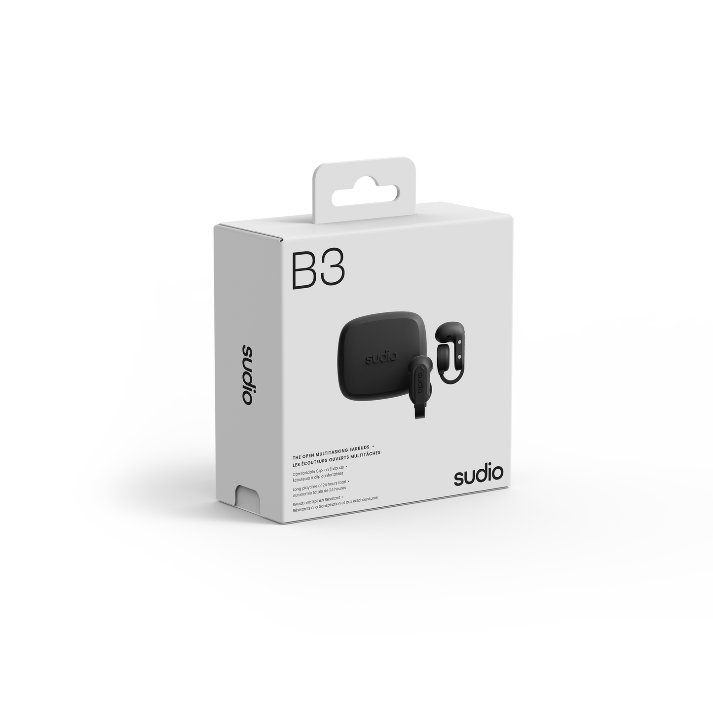 SUDIO B3 Open Earbuds - Black