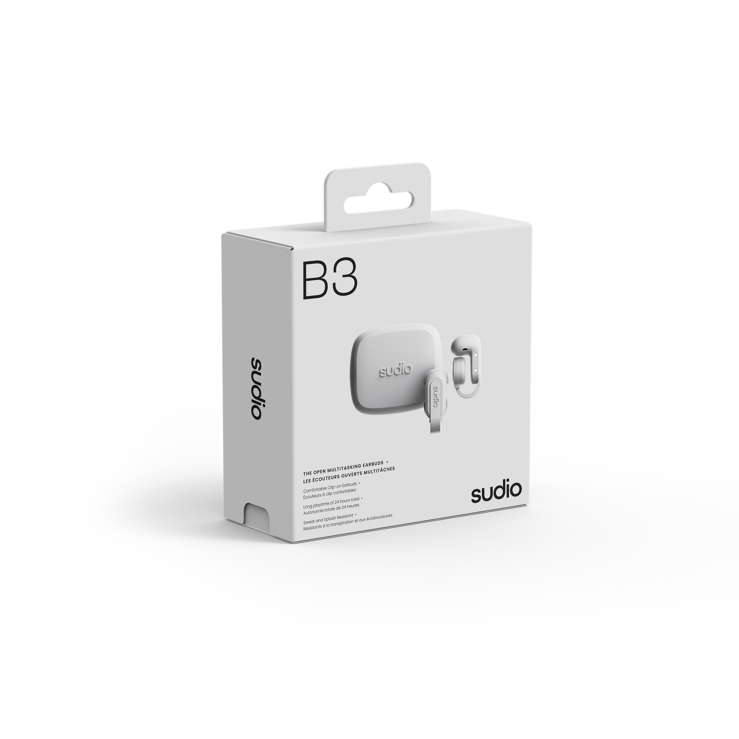 SUDIO B3 Open Earbuds - White