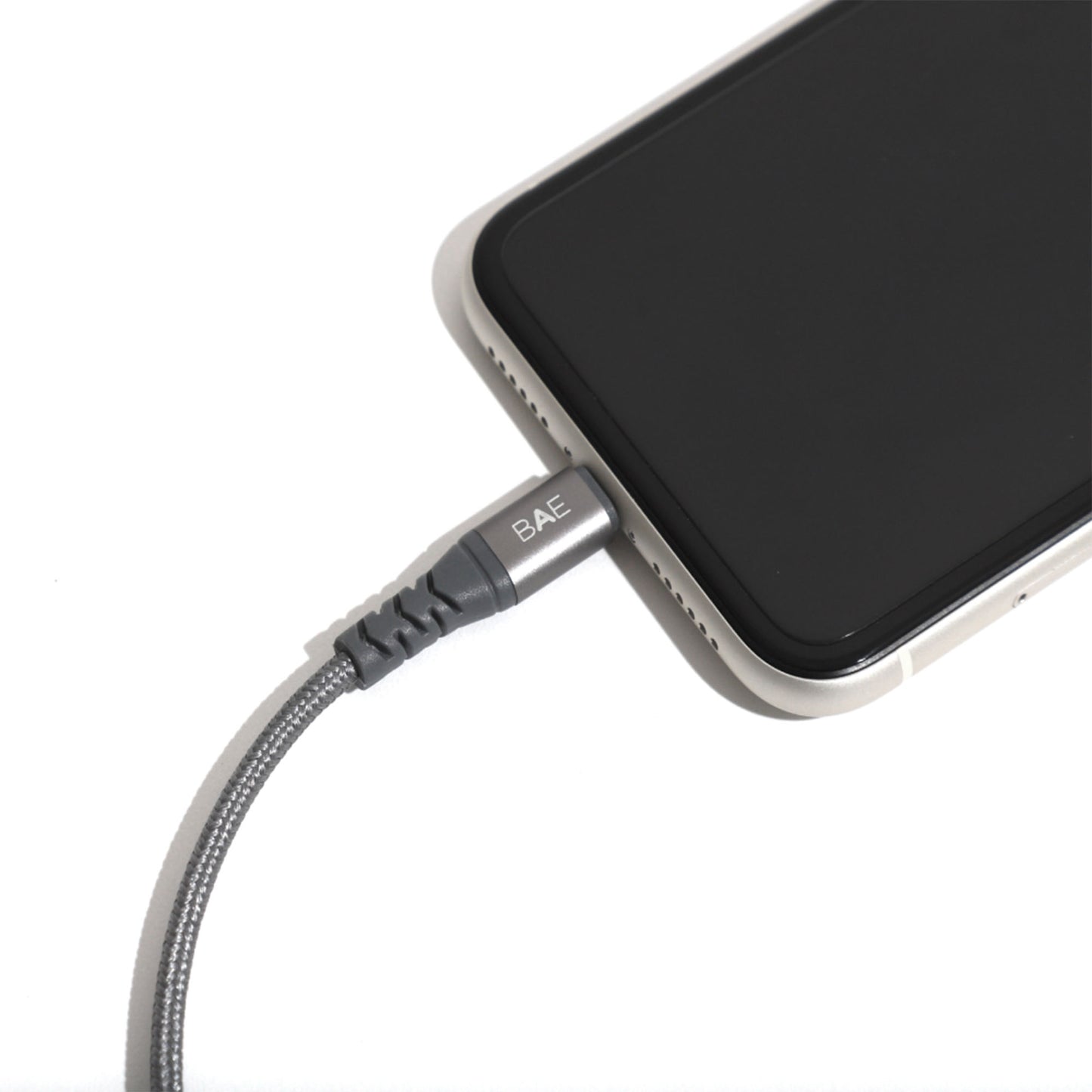 BEFORE ANYTHING ELSE Raptor Braided USB-C to Lightning cable 1.2m - Grey