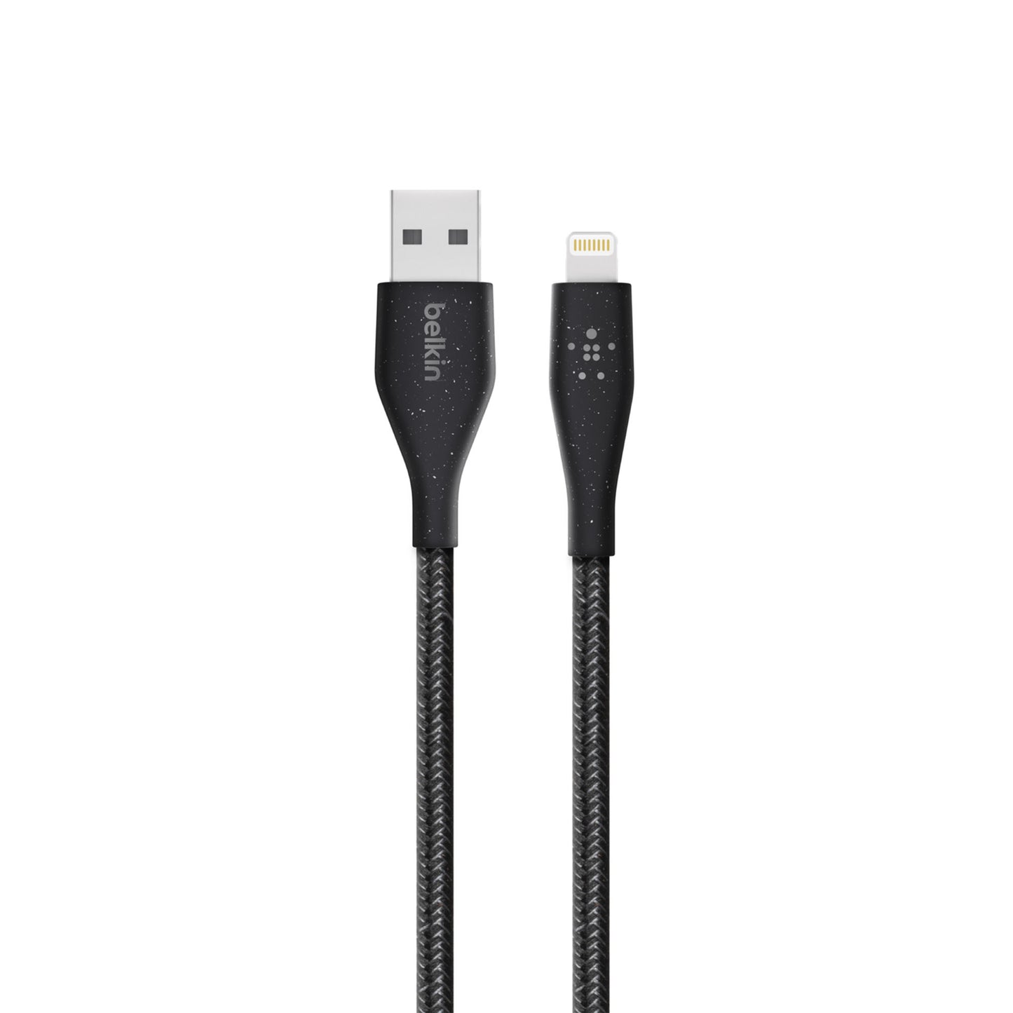 BELKIN Duratek Plus Lightning to USB-A Cable with Strap 4ft - Black
