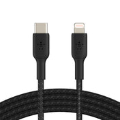 BELKIN Boost Charge Braided USB-C to Lightning Connector 1.2m - Black