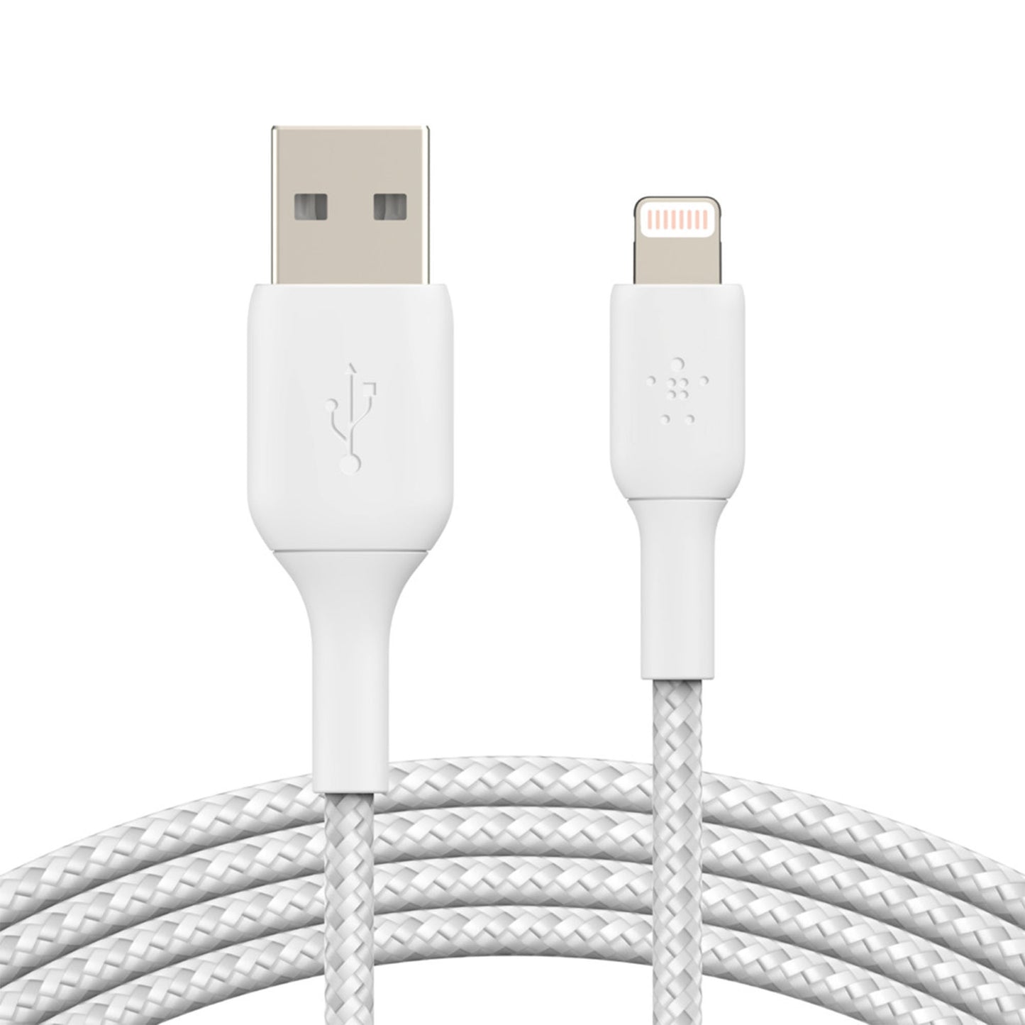 BELKIN BoostUp Charge Braided Lightning Cable 0.15m - White