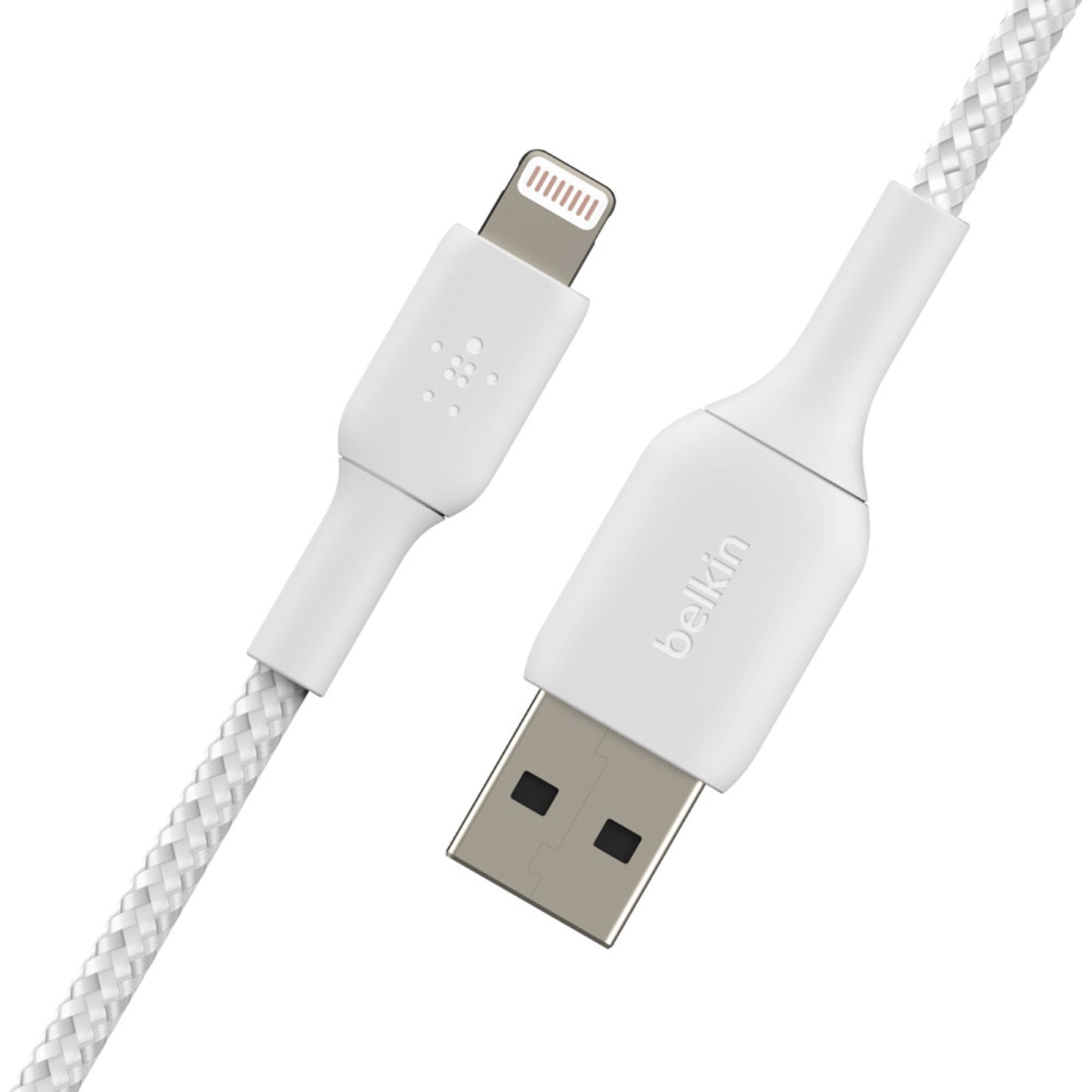 BELKIN BoostUp Charge Braided Lightning Cable 0.15m - White