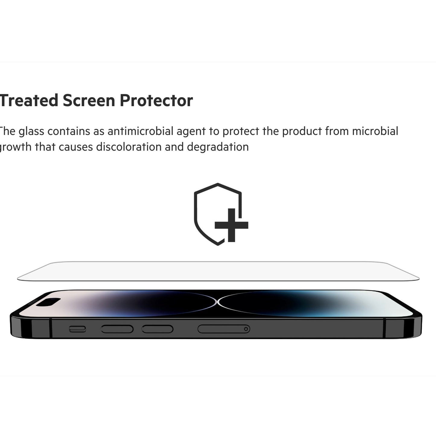 BELKIN Screenforce Tempered Glass for iPhone 14 Pro Max - Clear
