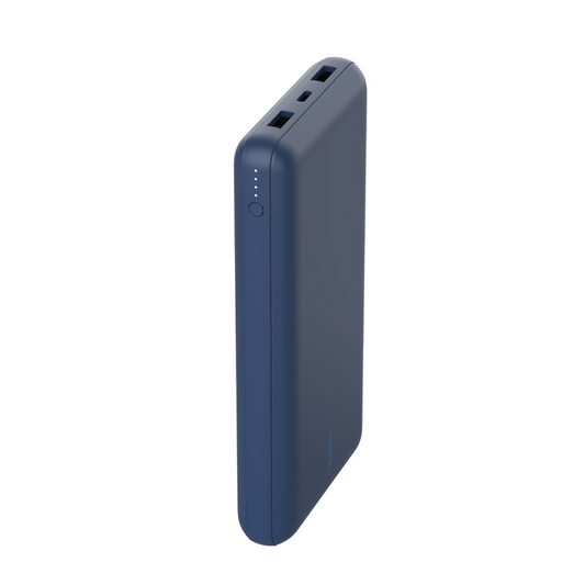 BELKIN BoostCharge 20,000mAh  USB-A and USB-C 15w Power Bank - Blue