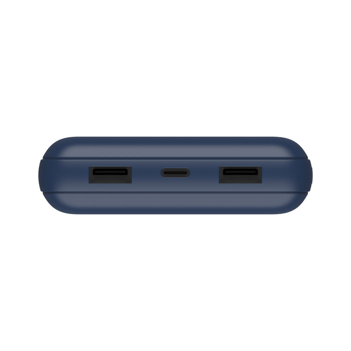 BELKIN BoostCharge 20,000mAh  USB-A and USB-C 15w Power Bank - Blue