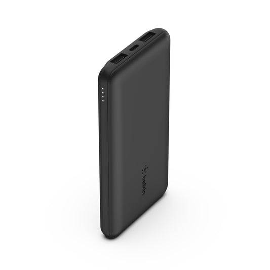 BELKIN BoostCharge 10,000mAh  USB-A and USB-C 15w Power Bank - Black