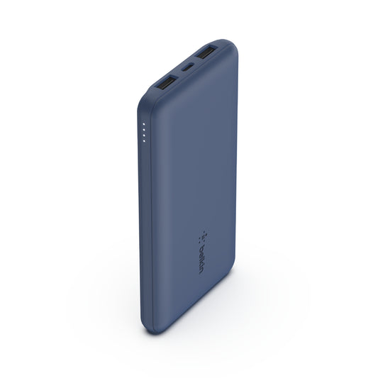 BELKIN BoostCharge 10000mAh USB-A and USB-C 15w Power Bank - Blue