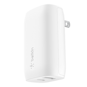 BELKIN BoostCharge 37w Dual Wall Charger with PPS - White