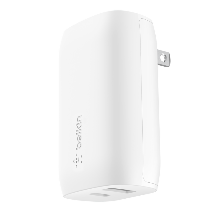 BELKIN BoostCharge 37w Dual Wall Charger with PPS - White
