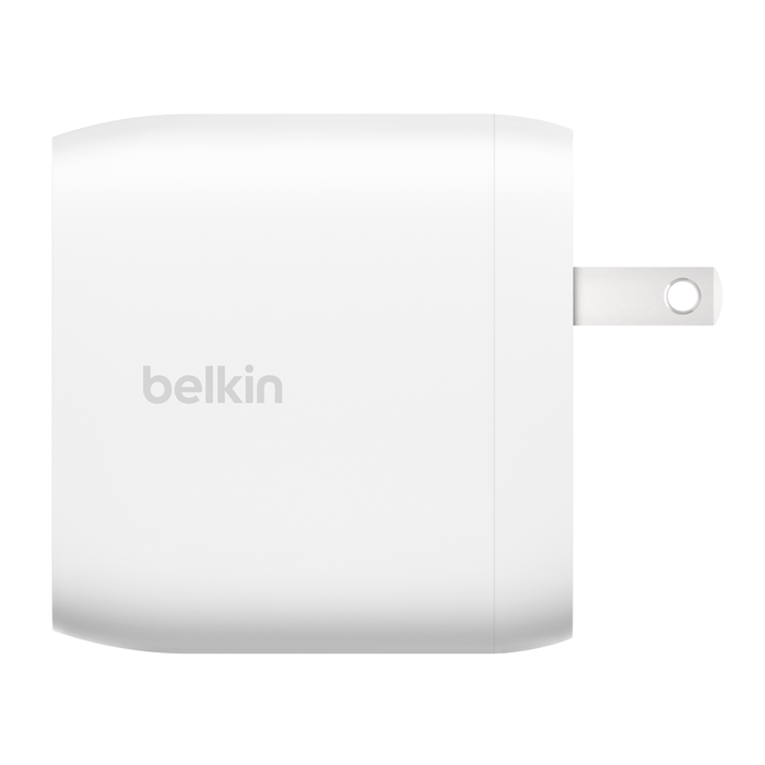 BELKIN BoostCharge Pro Dual USB-C Wall Charger with PD PPS 60W - White