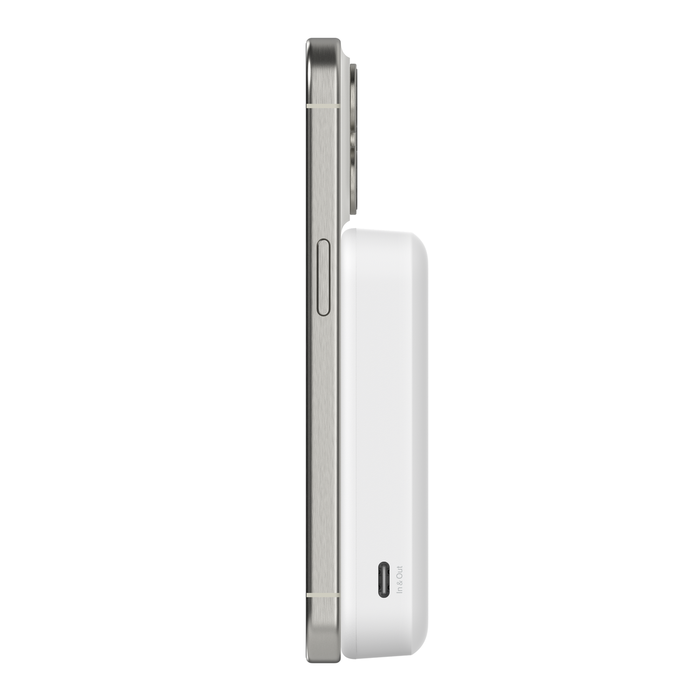 BELKIN BoostCharge Pro Magnetic Power Bank with Qi2 15w 10K - White