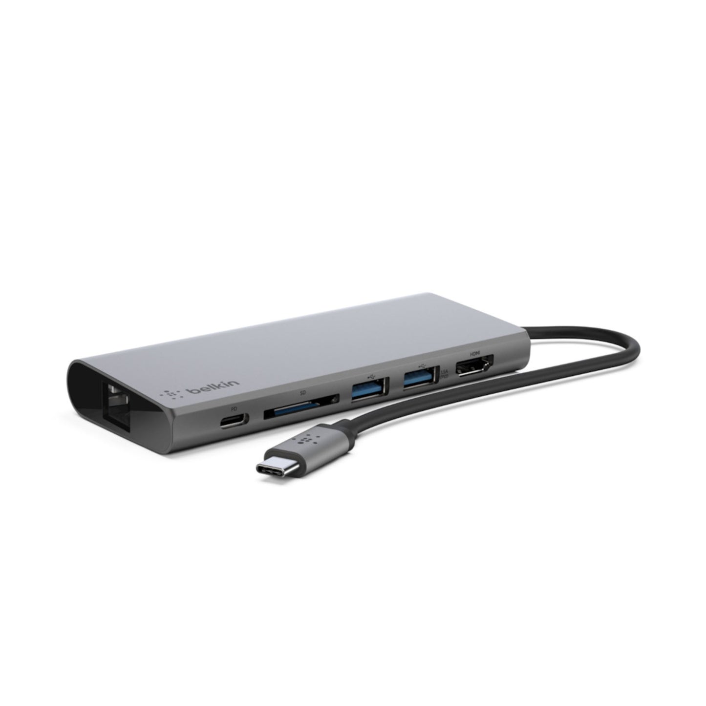 BELKIN USB-C 6-in-1 Multimedia Hub - Space Gray