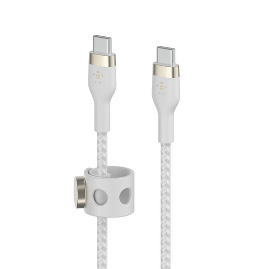 BELKIN Boost Charge Pro Flex USB-C to USB-C 2.0 Cable 1M - White