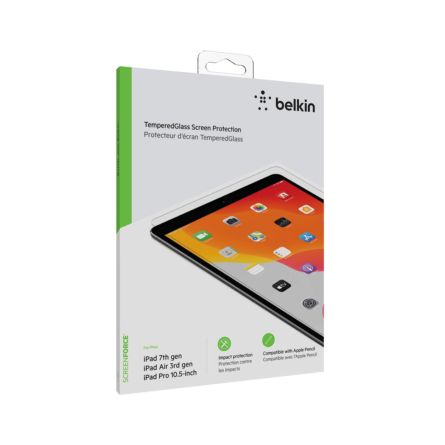 BELKIN ScreenForce Overlay for iPad 7th-9th Gen (2019-2021) - Clear