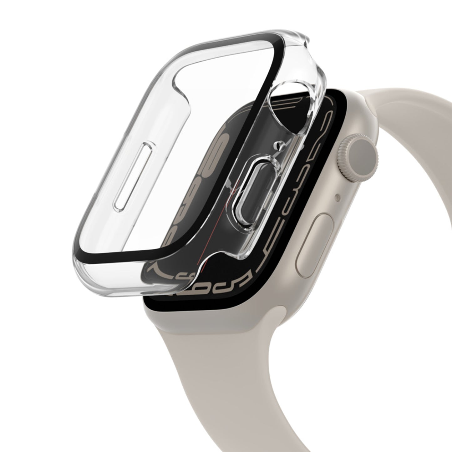 BELKIN TemperedCurve 2-in-1 Case for Apple Watch 40/41mm - Clear