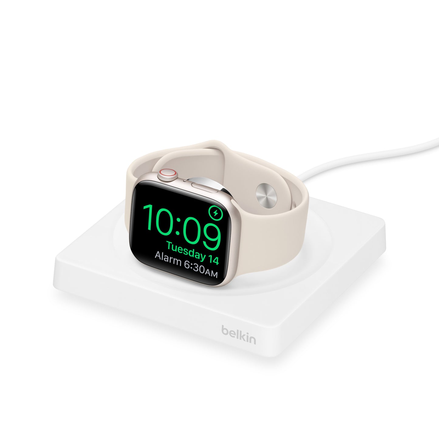 BELKIN Boost Charge Pro Portable Fast Charger for Apple Watch - White