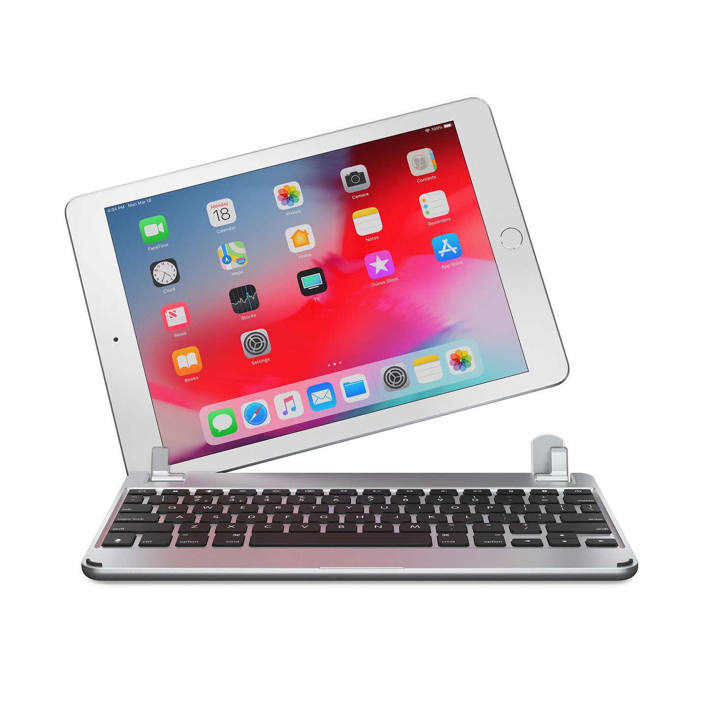 BRYDGE 9.7 for iPad (5th Gen), iPad Air (1st, 2nd Gen), iPad Pro 9.7 - Silver