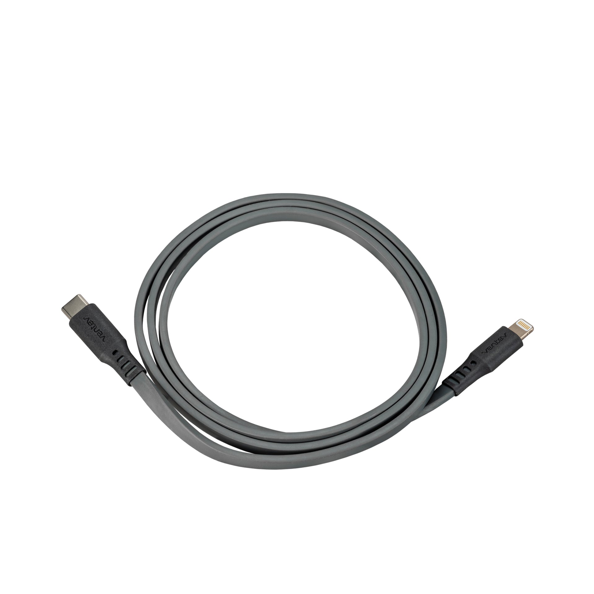 VENTEV Chargesync USB-C to Lightning Cable 1m Grey