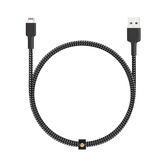 AUKEY MFI Certified Braided Lightning Cable 1.2m - Black