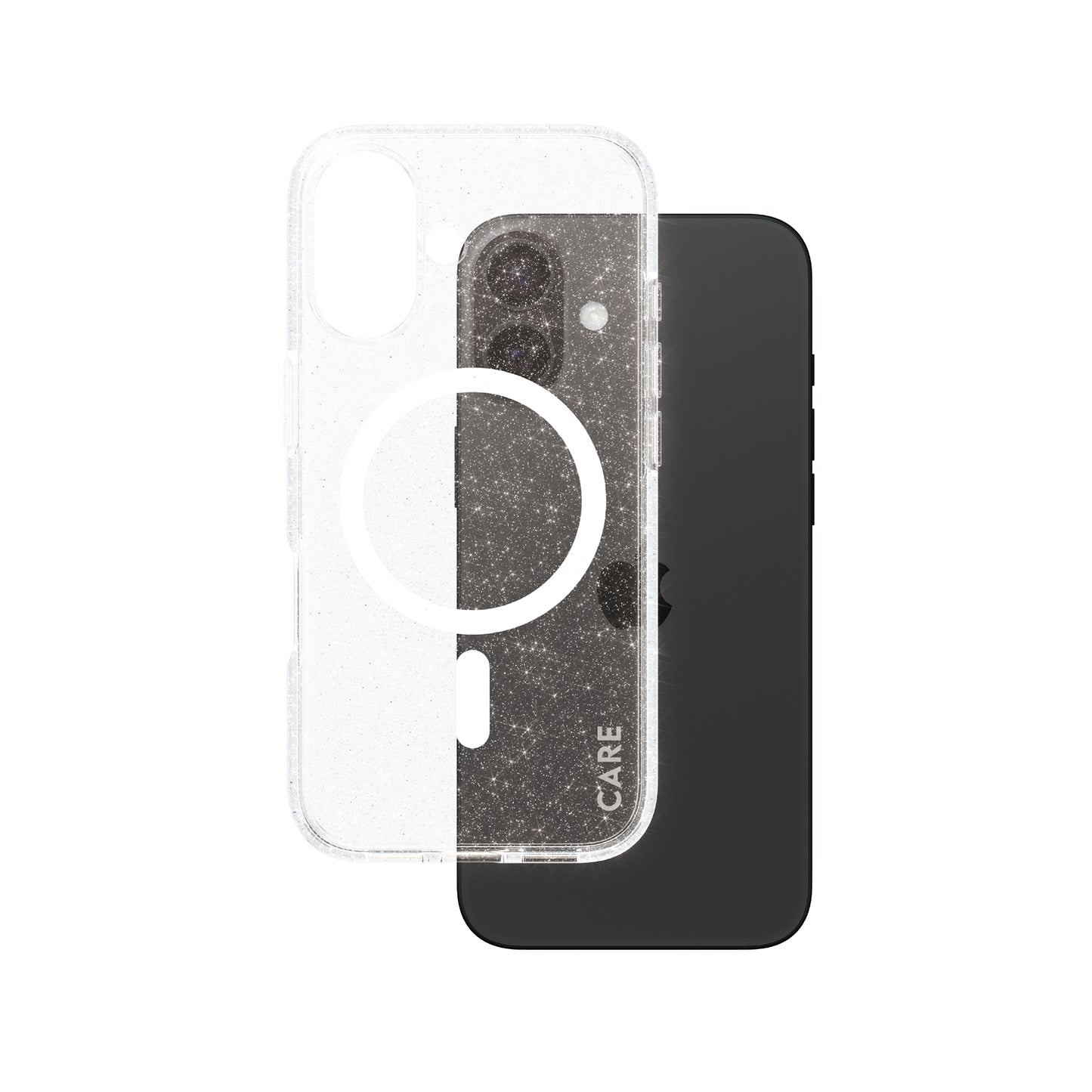 CARE BY PANZERGLASS Flagship Crystal Hard MagSafe Case for iPhone 16 - Starlit