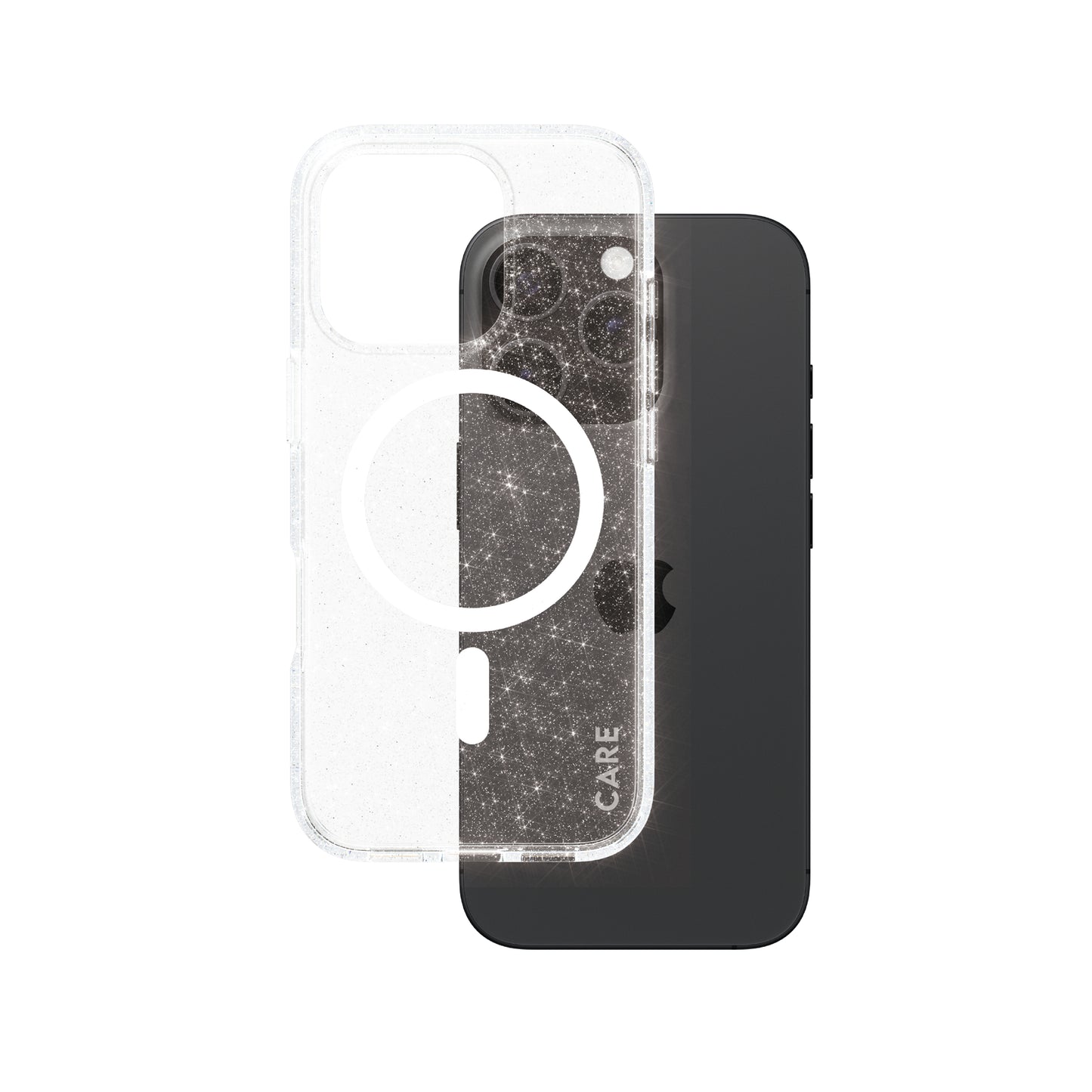 CARE BY PANZERGLASS Flagship Crystal Hard MagSafe Case for iPhone 16 Pro - Starlit