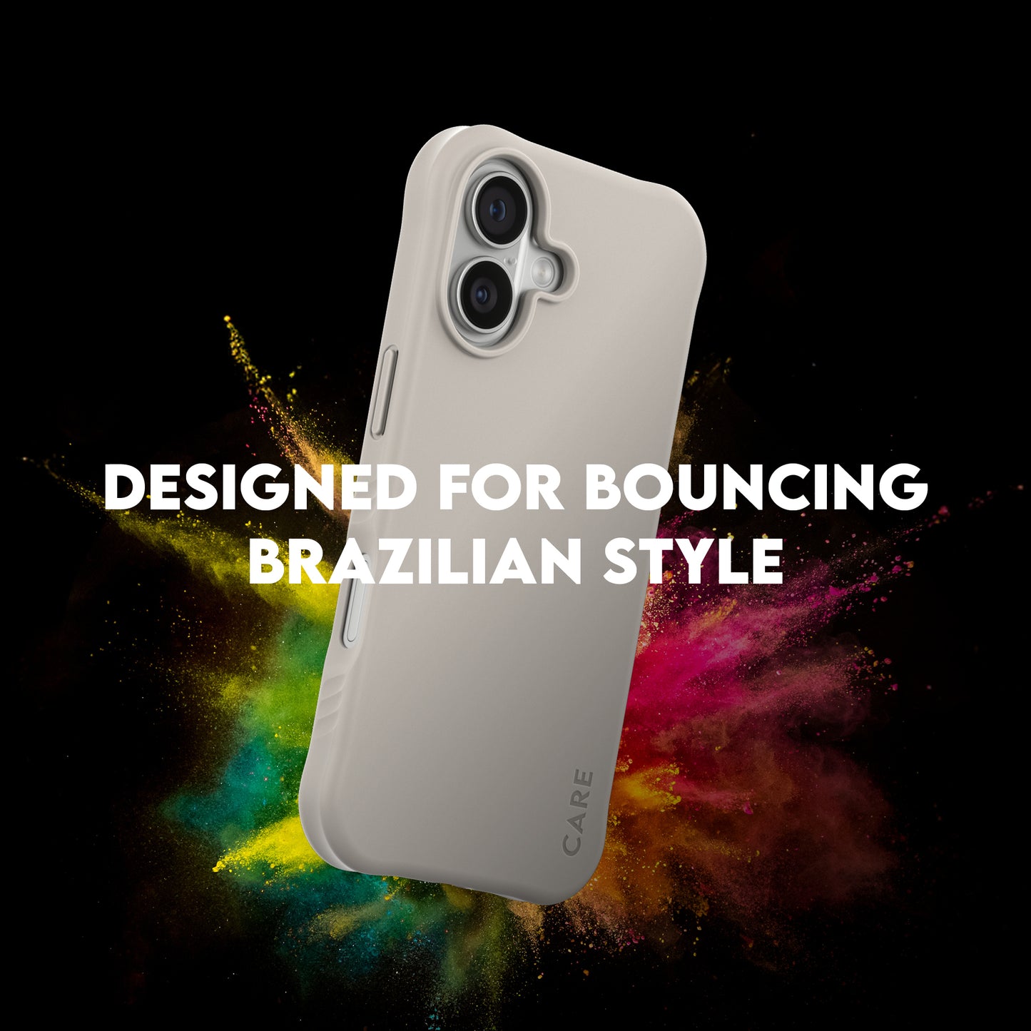 CARE BY PANZERGLASS Fashionable Samba MagSafe Case for iPhone 17 - Vanilla