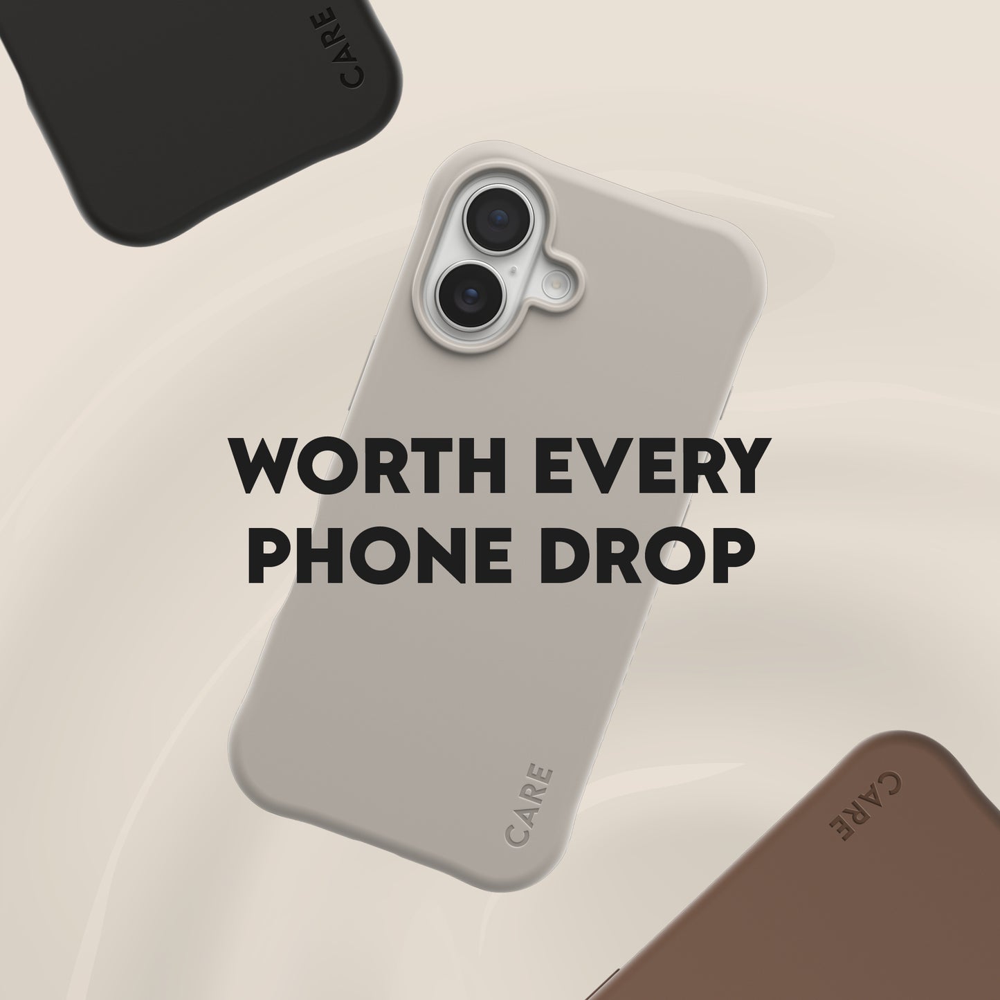 CARE BY PANZERGLASS Fashionable Samba MagSafe Case for iPhone 17 - Vanilla