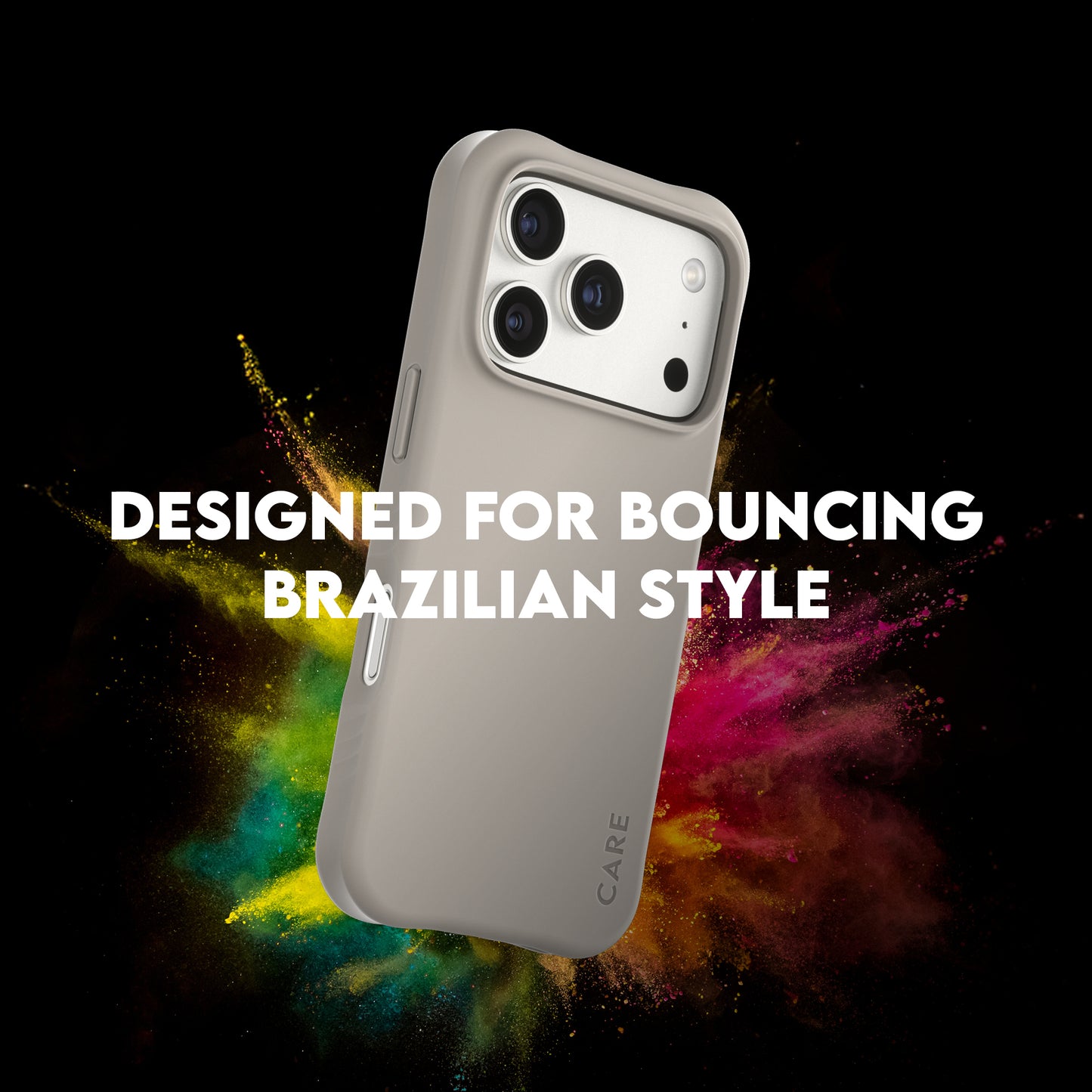 CARE BY PANZERGLASS Fashionable Samba MagSafe Case for iPhone 17 Pro - Vanilla