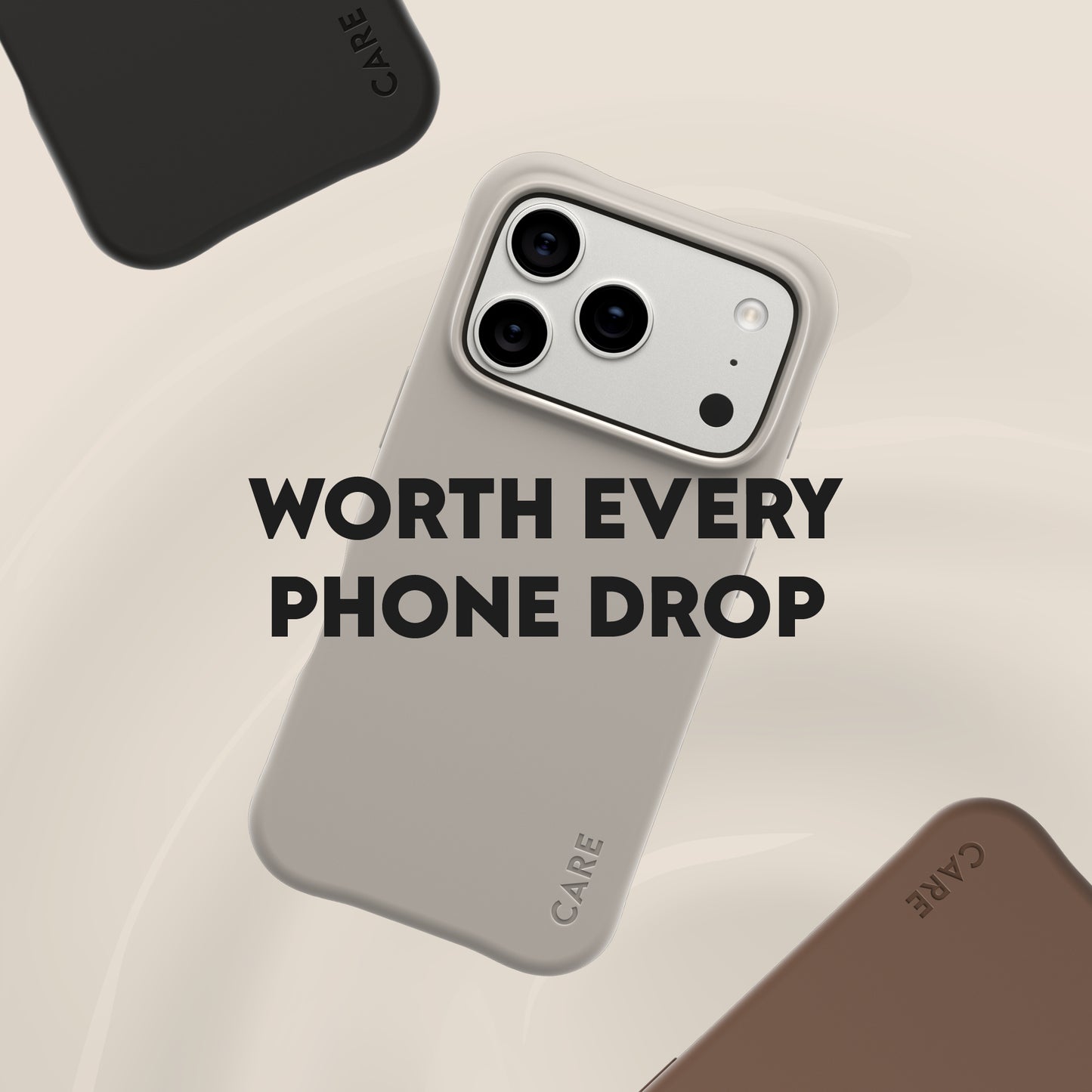 CARE BY PANZERGLASS Fashionable Samba MagSafe Case for iPhone 17 Pro - Vanilla