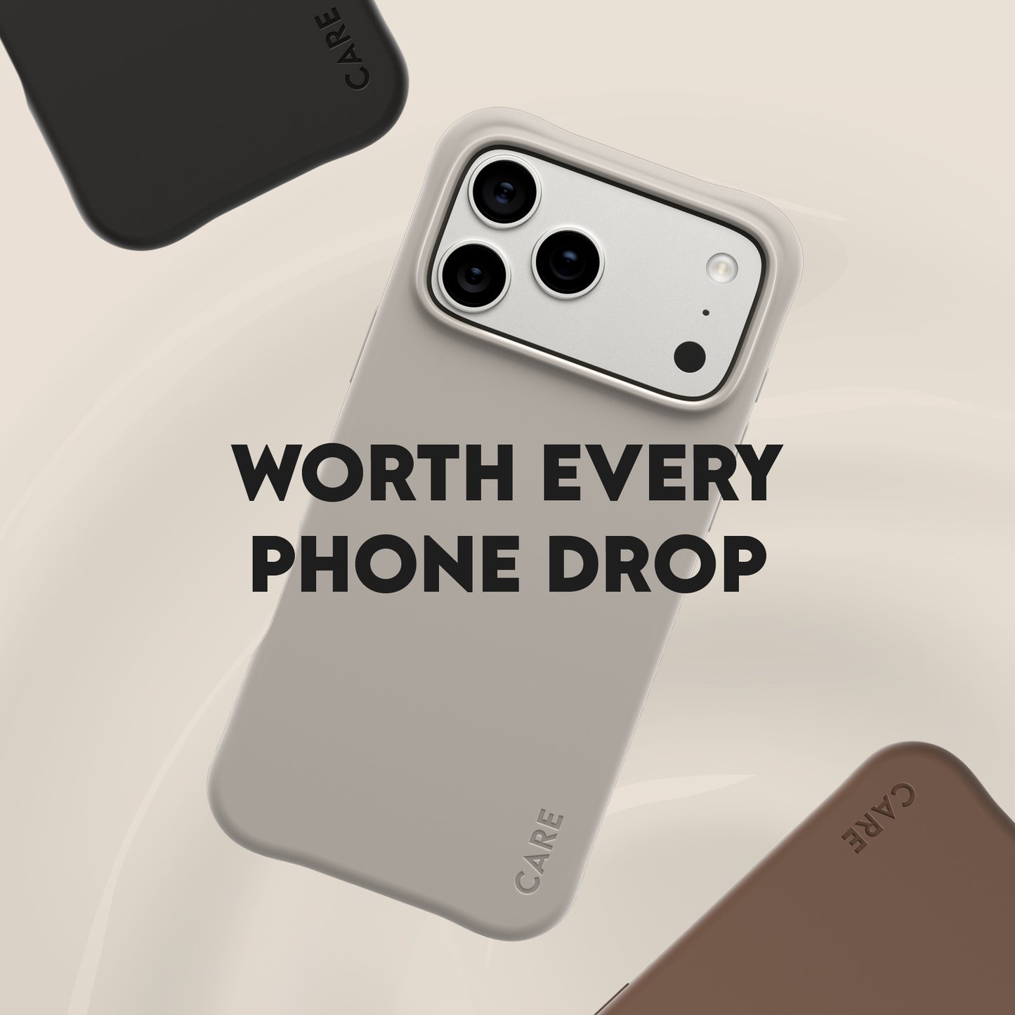 CARE BY PANZERGLASS Fashionable Samba MagSafe Case for iPhone 17 Pro Max - Vanilla