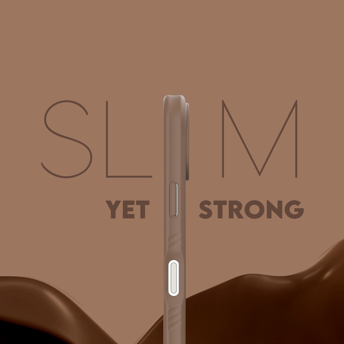 CARE BY PANZERGLASS Fashionable Samba MagSafe Case for iPhone 17 - Espresso