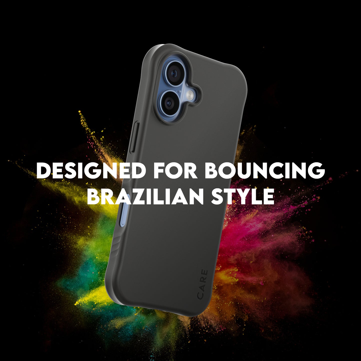 CARE BY PANZERGLASS Fashionable Samba MagSafe Case for iPhone 17 - Black