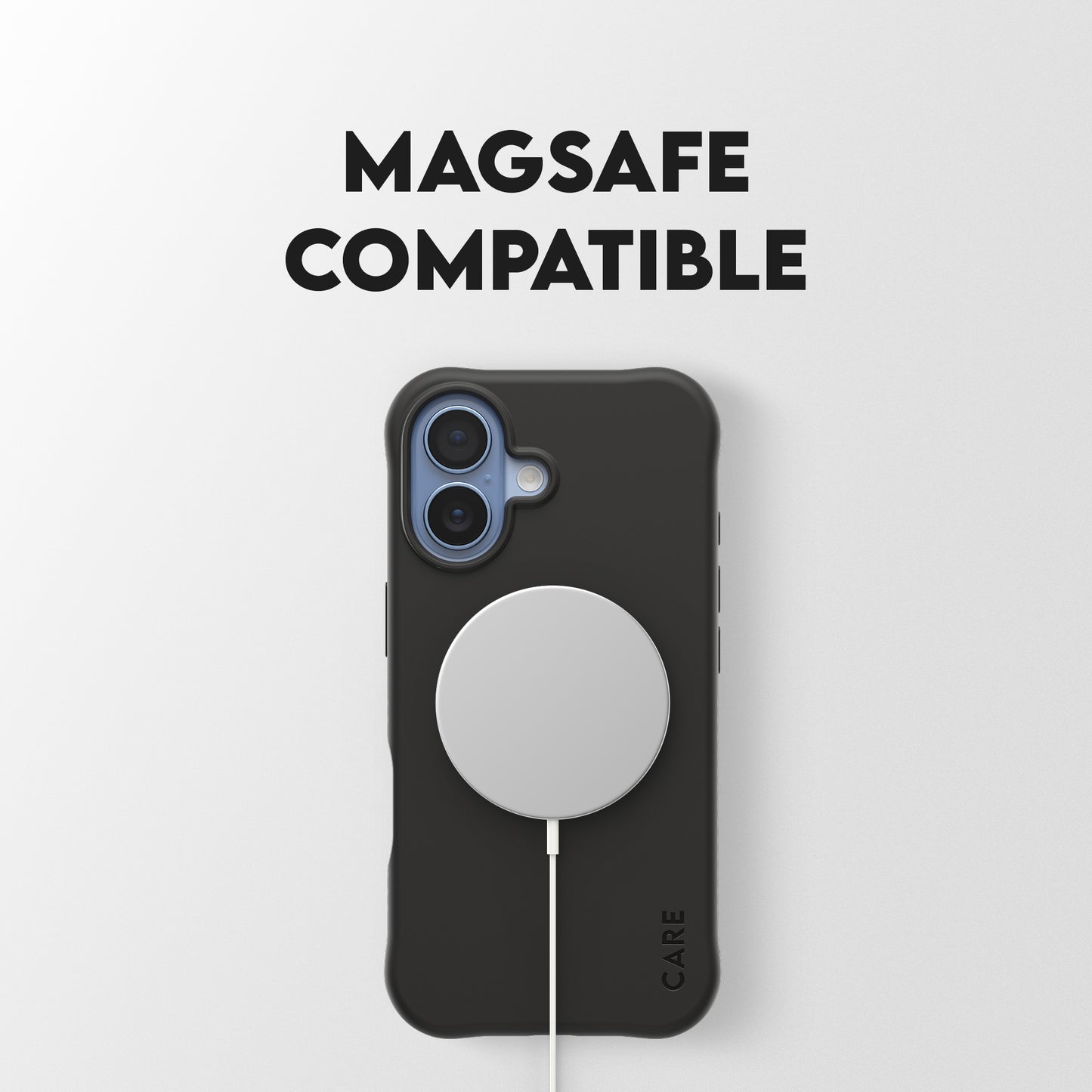 CARE BY PANZERGLASS Fashionable Samba MagSafe Case for iPhone 17 - Black