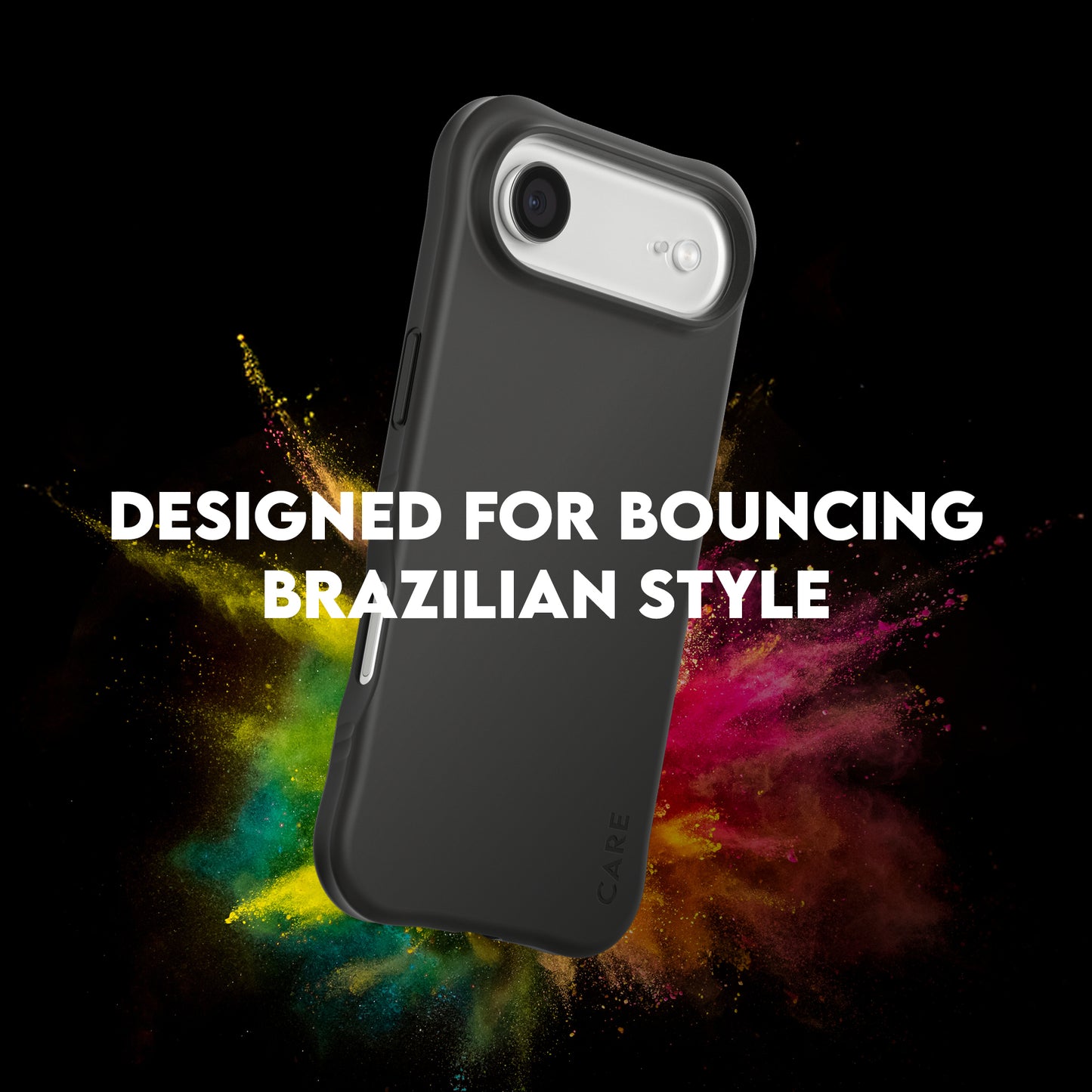 CARE BY PANZERGLASS Fashionable Samba MagSafe Case for iPhone Air - Black