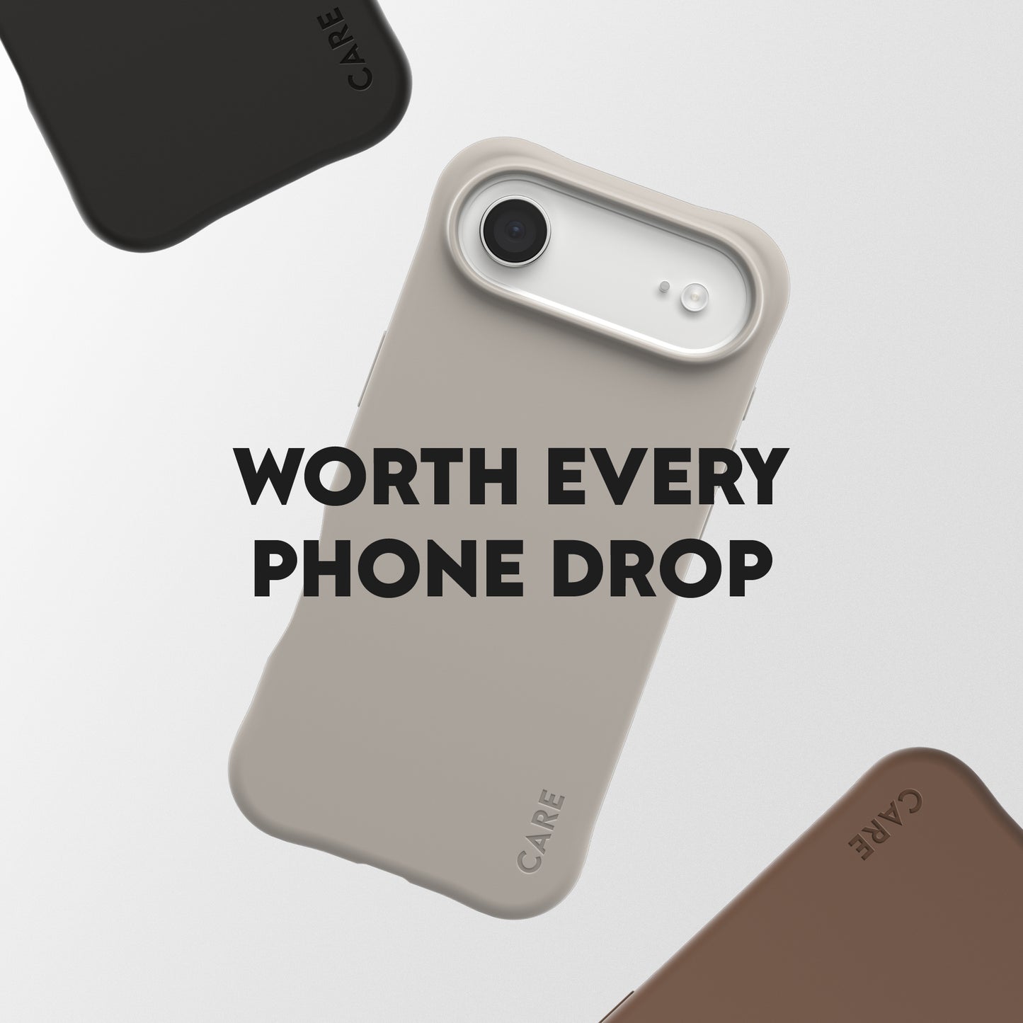 CARE BY PANZERGLASS Fashionable Samba MagSafe Case for iPhone Air - Black