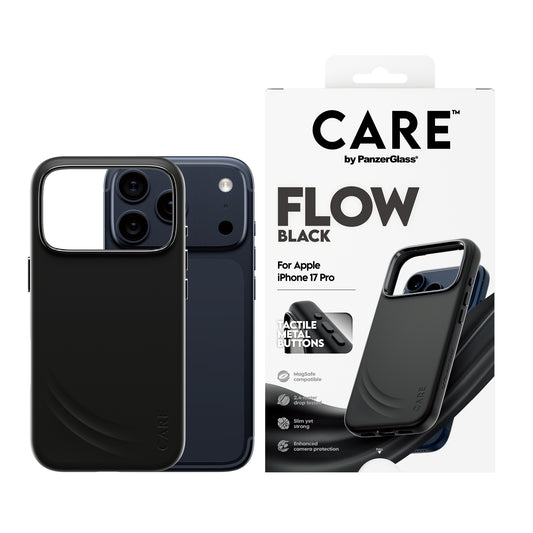 CARE BY PANZERGLASS Flow MagSafe Case for iPhone 17 Pro - Black