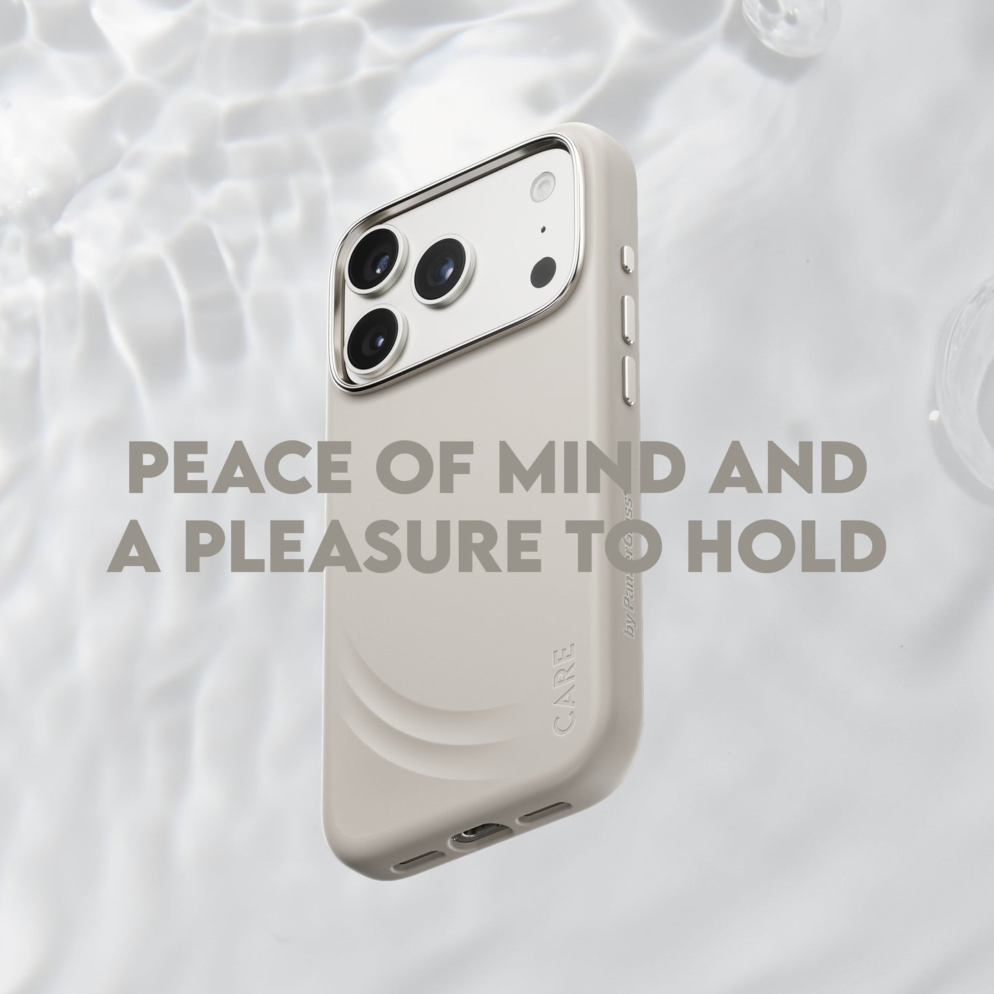 CARE BY PANZERGLASS Flow MagSafe Case for iPhone 17 Pro - Vanilla