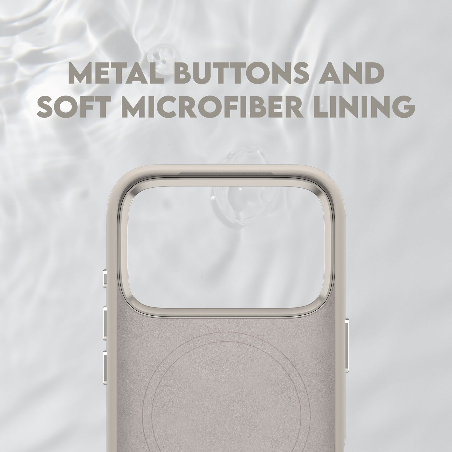 CARE BY PANZERGLASS Flow MagSafe Case for iPhone 17 Pro - Vanilla