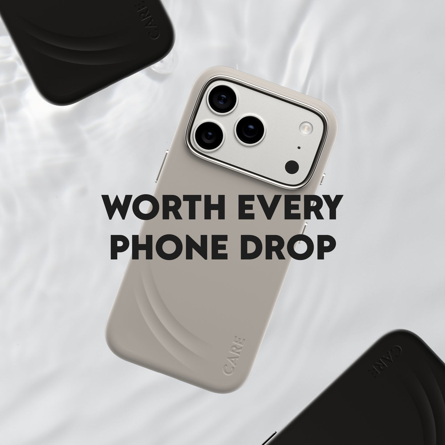 CARE BY PANZERGLASS Flow MagSafe Case for iPhone 17 Pro - Vanilla