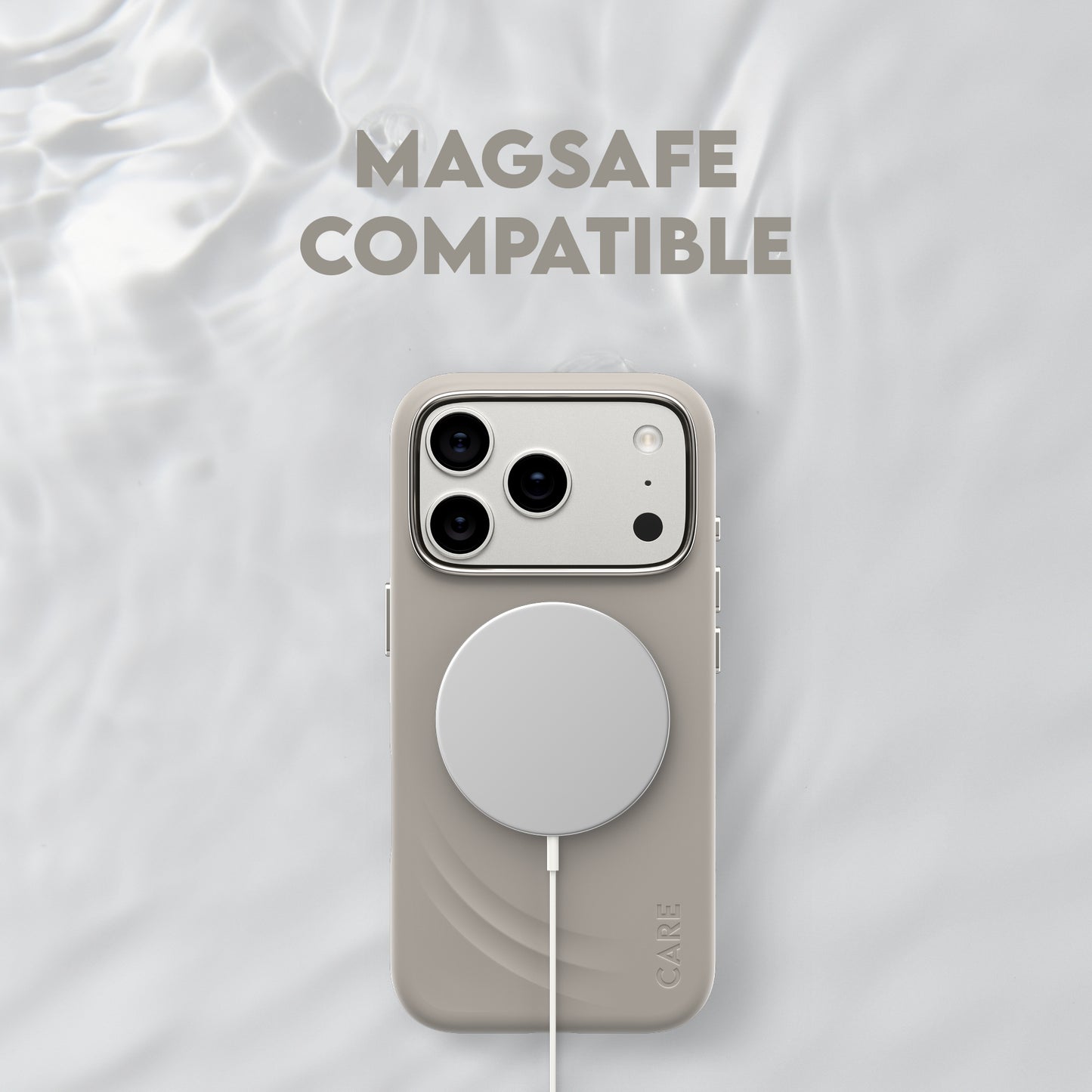 CARE BY PANZERGLASS Flow MagSafe Case for iPhone 17 Pro - Vanilla