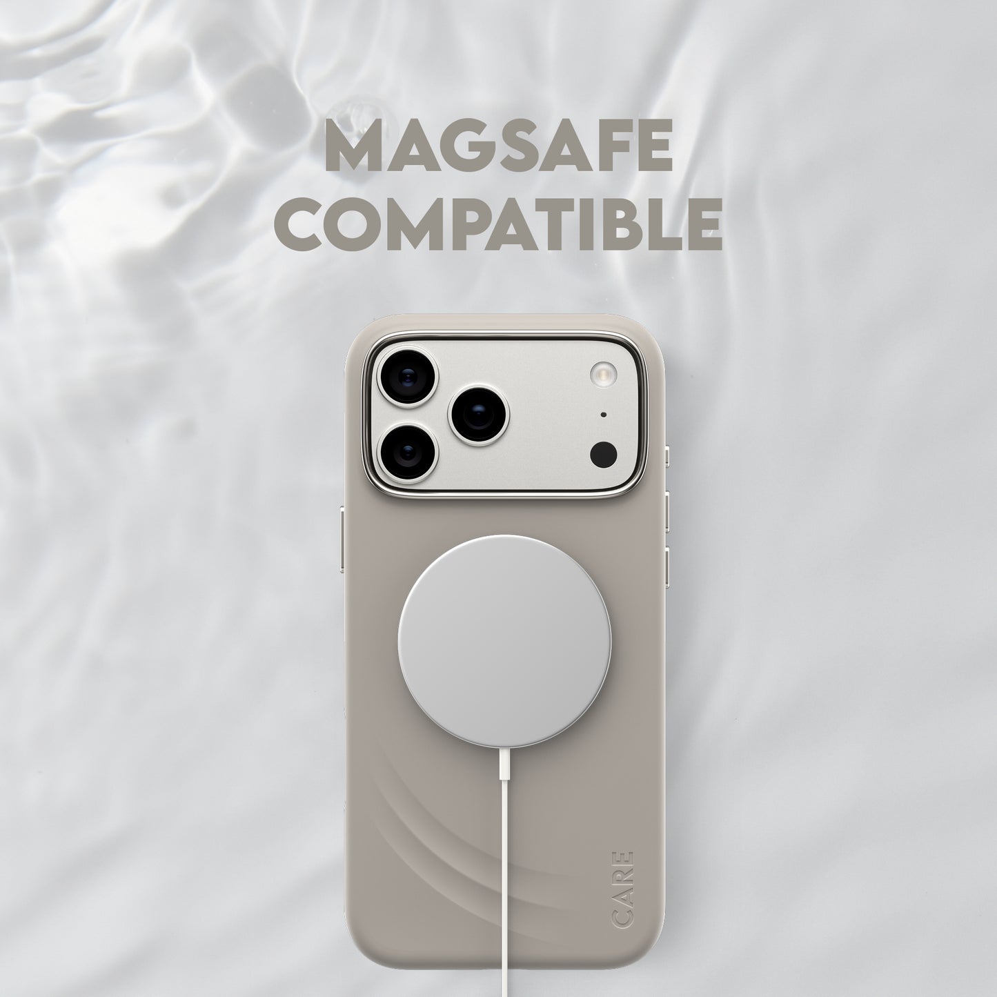 CARE BY PANZERGLASS Flow MagSafe Case for iPhone 17 Pro Max - Vanilla