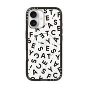 CASETIFY Compact MagSafe Case for iPhone 17 - Monogram Black