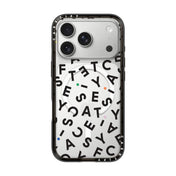 CASETIFY Compact MagSafe Case for iPhone 17 Pro - Monogram Black