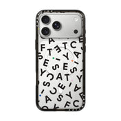 CASETIFY Compact MagSafe Case for iPhone 17 Pro Max - Monogram Black