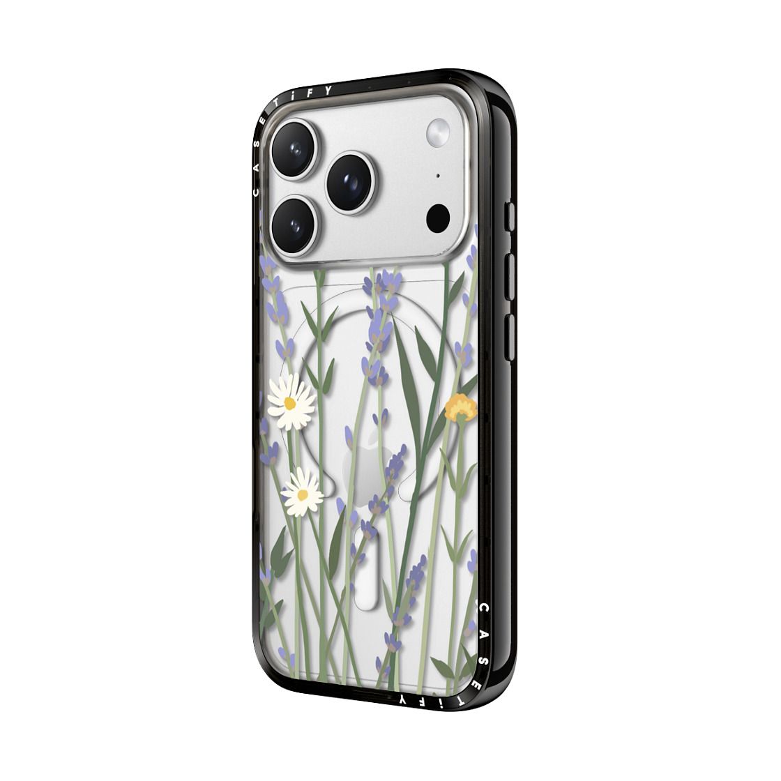 CASETIFY Compact MagSafe Case for iPhone 17 Pro - Lana Lavender Black